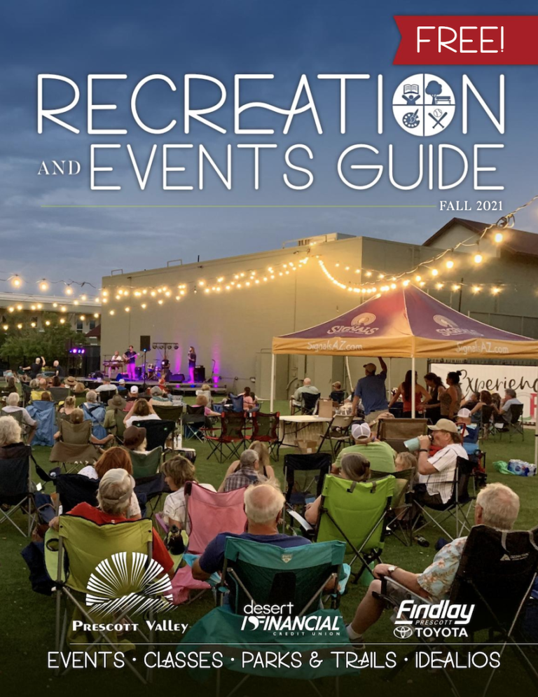 Prescott Valley’s Fall Edition of Recreation and Events Guide Arrives in Print