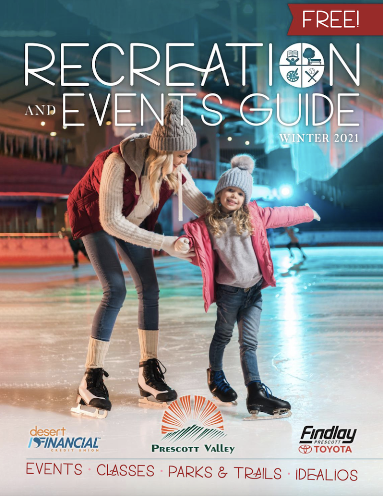 Prescott Valley’s Recreation and Events Guide WINTER Edition Now Available in Print and Digital